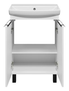 Напольная тумба под раковину Misty Клермонт 60см белый